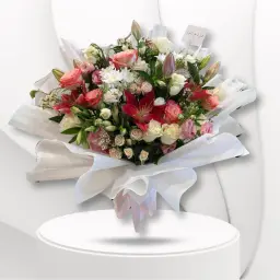 White Bouquet Expresses Innocence and Beauty